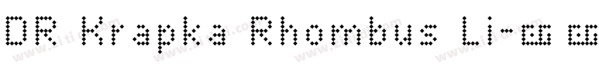 DR Krapka Rhombus Li字体转换